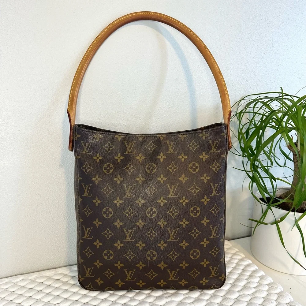 LOUIS VUITTON Looping GM Shoulder Tote Bag Monogram - Picture 3 of 14